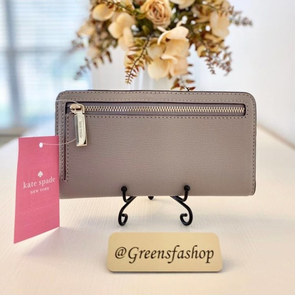 Kate spade darcy large slim bifold wallet new leather - Picture 2 of 4